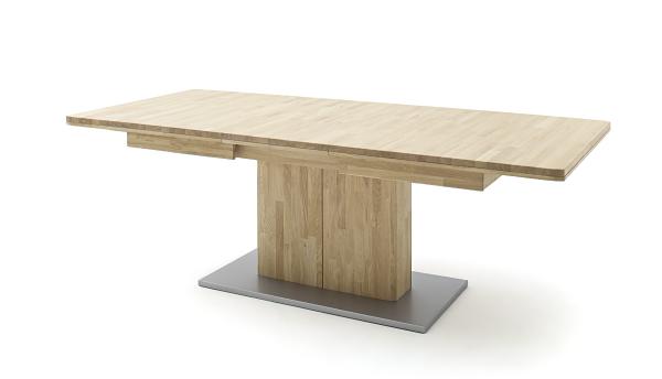 Esstisch RAVELLO T60  180 (230)x90 cm Balkeneiche Bianco